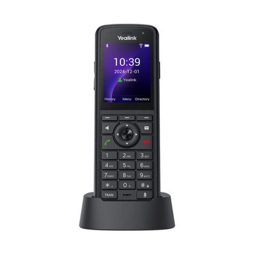 Yealink AX86R Rugged Wi-Fi IP Phone, 2.4' Color Display, IP67 Rated, HD Audio, Bluetooth 5.0, Wi-Fi 6, 13h Talk Time, 4 SIP Accounts, Type-C Charging