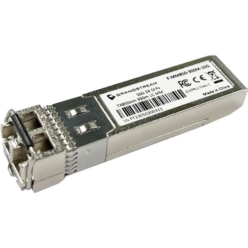 GRANDSTREAM F-MM850-300M-10G SFP FIBER MODULE MULTI-MODE 850NM 300-METER 10GBPS