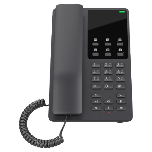 GRANDSTREAM GHP621W DESKTOP HOTEL PHONE W/ BUILT-IN WIFI - BLACK
