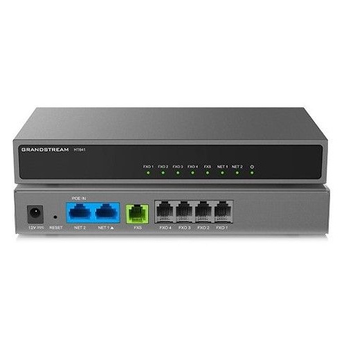 GRANDSTREAM HT841 4 FXO 1 FXS 2 GIGE POE NAT ROUTER