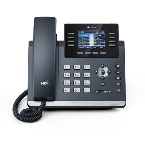 Yealink SIP-T44U IP Phone Well-rounded SIP Phone for Workers of Co-working Space